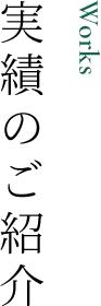 実績のご紹介